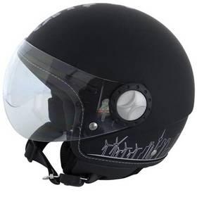 Přilba Carpoint pro motocykly Jet City Hunter černá - velikost XL (rozbalené zboží 8213030899)