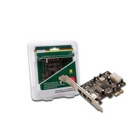 Příslušenství k PC Digitus PCI Express x1 2xFireWire 800 +1x FW400 port (DS-30203-1) (poškozený obal 8212055975)