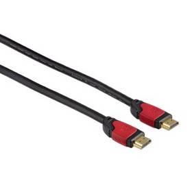 Propojovací kabel Hama HDMI vidlice - HDMI vidlice v. 1.4, Ethernet kanál, 5m (83082) černý