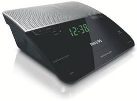 Radiobudík Philips Clock radio AJ 3226 černý/stříbrný