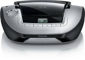 Radiopřijímač s CD Philips AZ1137 černý/stříbrný