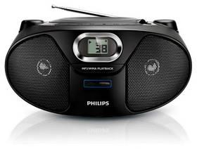 Radiopřijímač s CD Philips AZ385 černý