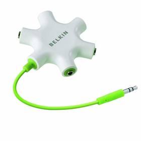 Redukce Belkin 1x jack 3,5mm - 5x jack 3,5mm (F8Z274ea) bílé