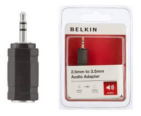 Redukce Belkin jack 2,5mm M - jack 3,5mm F (F3Y124bf) černý