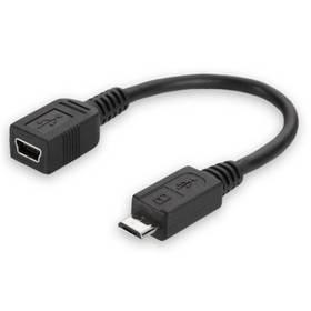 Redukce Belkin USB2.0 MiniB (5-pin) - MicroB (F3S005cp) černá