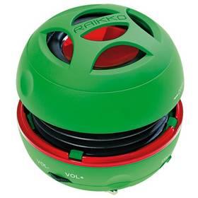 Reproduktory pro MP3 RAIKKO Dance Vacuum zelené