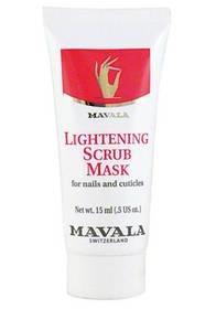 Rozjasňující peelingová maska (Lightening Nail Scrub Mask) 15 ml + kartáček