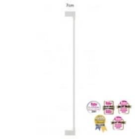 Rozšíření dětské zábrany Lindam Easy Fit Plus Deluxe TALL 7 cm - bílá