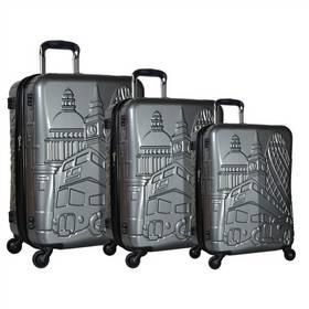 Sada kufrů IT Luggage ICONIC London TR-1093/3 PC stříbrná