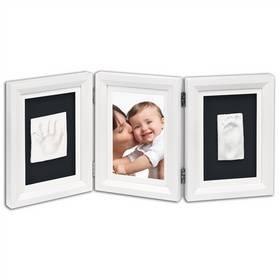 Sada pro otisk Baby Art Rámeček Double Print Frame White & Black bílá