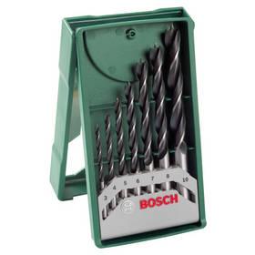 Sada vrtáků Bosch 7dílná minivrtáků do dřeva X-Line černá/stříbrná
