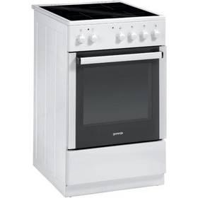 Sklokeramický sporák Gorenje EC 51102 AW bílý