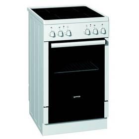 Sklokeramický sporák Gorenje EC 56103 AW bílý