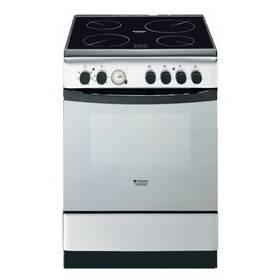 Sklokeramický sporák Hotpoint-Ariston Standard CE6VM3 (X) R /HA S nerez