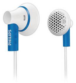 Sluchátka Philips SHE3000BL bílá/modrá