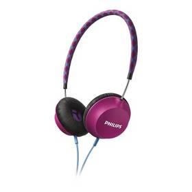 Sluchátka Philips SHL5100PK růžová barva