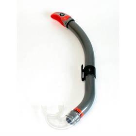 Šnorchl Technisub Air Dry silikon transparent stříbrný
