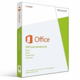 Software Microsoft Office 2013 CZ pro studenty a domácnosti (79G-03683)