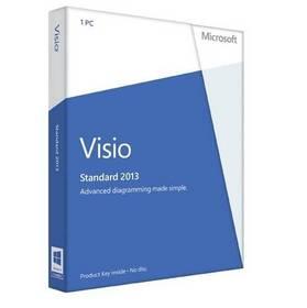 Software Microsoft Visio Standard 2013 CZ 32/64-bit (D86-04768)