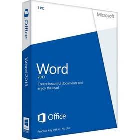 Software Microsoft Word 2013 CZ 32/64-bit (059-08314)