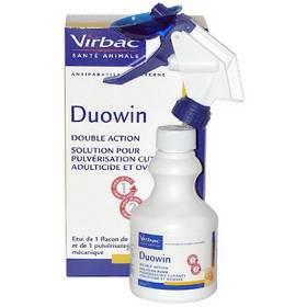 Sprej Virbac Duowin antiparazitární 250ml, pro psy - univerzální