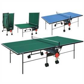 Stůl na stolní tenis Sponeta S1-12/13e - venkovní - nerez. rám 36 mm + 4 mm odolná deska modrý