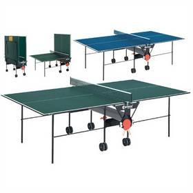 Stůl na stolní tenis Sponeta S1-12/13i, S1-72/73i - pojezd, síťka+ držák - bez nutnosti demontáže při skládání stolu modrý