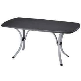 Stůl Royal Newcastle černo-stříbrný černý/stříbrný