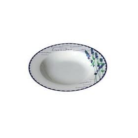 Talíř hluboký TORO polévkový, keramika - motiv levandule