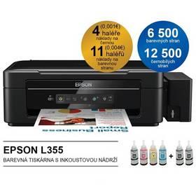 Tiskárna multifunkční Epson L355 (C11CC86301) černá (vrácené zboží 8414003071)