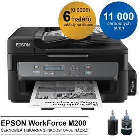 Tiskárna multifunkční Epson WorkForce M200, CIS (C11CC83301) černá