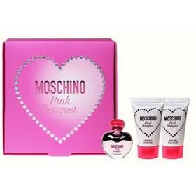 Toaletní voda Moschino Pink Bouquet 5 ml + tělové mléko 25 ml + sprchový gel 25 ml