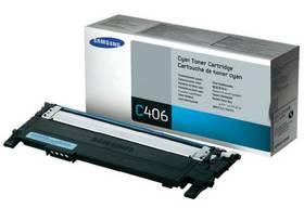 Toner Samsung CLT-C406S, 1K stran (CLT-C406S/ELS) modrý
