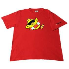 Tričko Kuře bez límečku dětské vel. 132 , motiv brýle červené