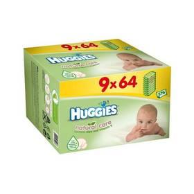 Ubrousky čistící Huggies Natural Care Nine Pack 9x64ks