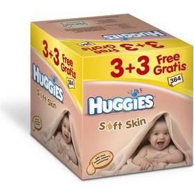 Ubrousky čistící Huggies Soft Skin 3+3 Gratis (64x6)