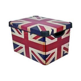 Úložný box Curver Decoboxes Stockholm British Flag vel. L