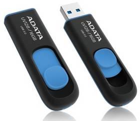 USB flash disk A-Data DashDrive UV128 16GB (AUV128-16G-RBE) černý/modrý