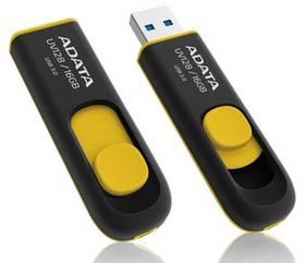USB flash disk A-Data DashDrive UV128 16GB (AUV128-16G-RBY) černý/žlutý