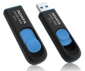 USB flash disk A-Data DashDrive UV128 8GB (AUV128-8G-RBE) černý/modrý
