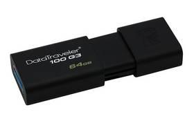 USB flash disk Kingston DataTraveler 100 G3 64GB (DT100G3/64GB) černý