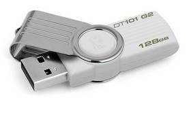 USB flash disk Kingston DataTraveler 101 128GB (DT101G2/128GB) bílý