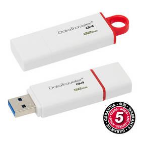 USB flash disk Kingston DataTraveler G4 32GB (DTIG4/32GB) červený