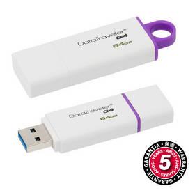 USB flash disk Kingston DataTraveler G4 64GB (DTIG4/64GB) fialový