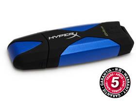 USB flash disk Kingston DataTraveler HyperX 3.0 64GB (DTHX30/64GB) černý/modrý