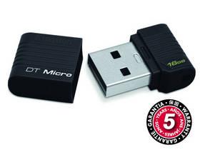 USB flash disk Kingston DataTraveler Micro 16GB (DTMCK/16GB) černý