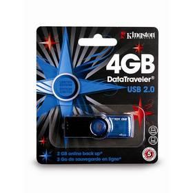 USB flash disk Kingston Peak Promo 4GB USB 2.0 (KE-U304G-2EQ) modrý