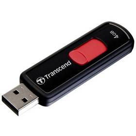 USB flash disk Transcend JetFlash 500 4GB (TS4GJF500) černý/červený