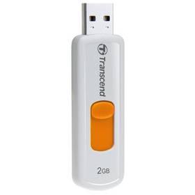 USB flash disk Transcend JetFlash 530 2GB (TS2GJF530) bílý/oranžový