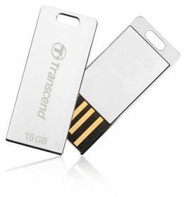 USB flash disk Transcend JetFlash T3S 16 GB (TS16GJFT3S) stříbrný